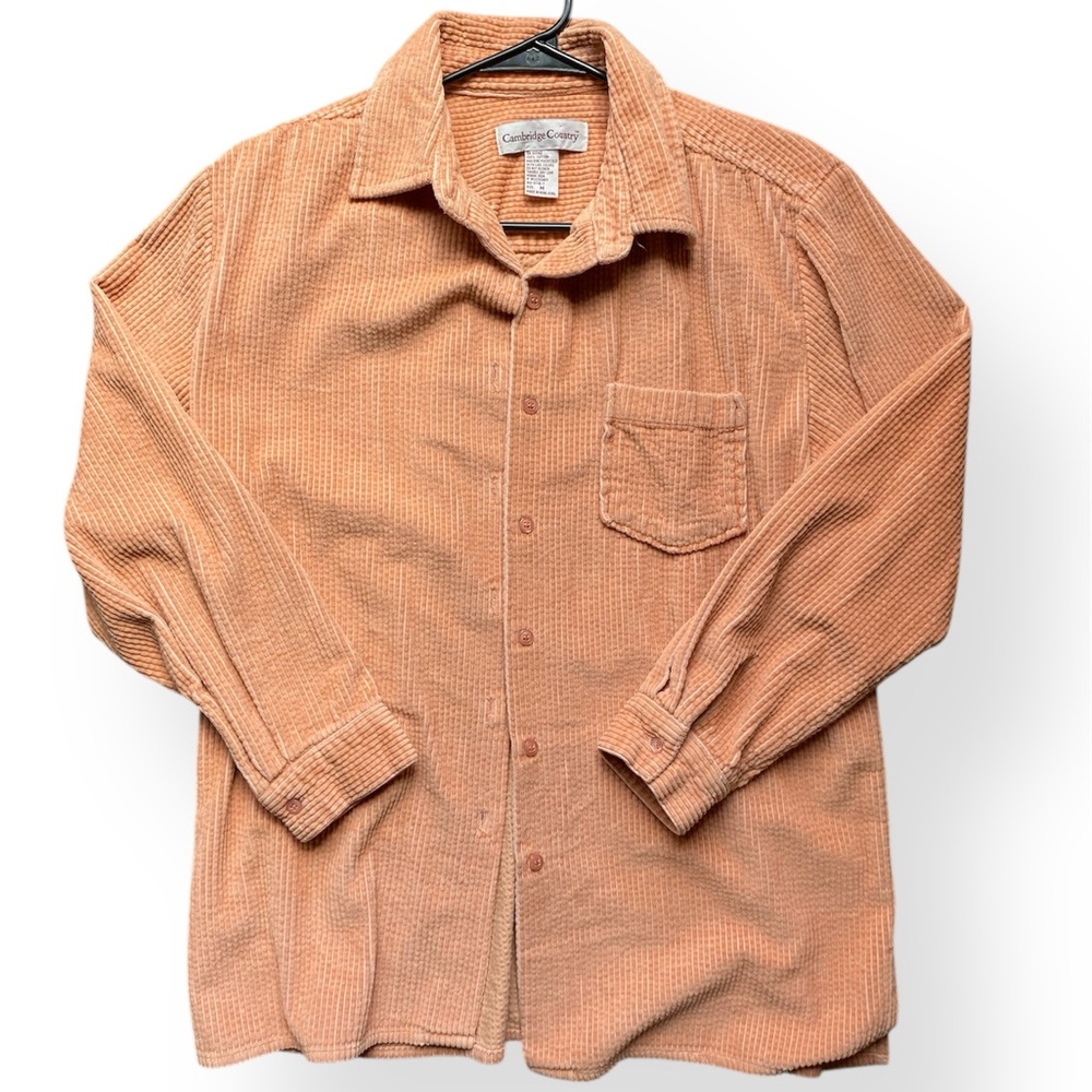 Vintage 90’s Cambridge Country Corduroy Cotton Shacket- Button Down - Medium